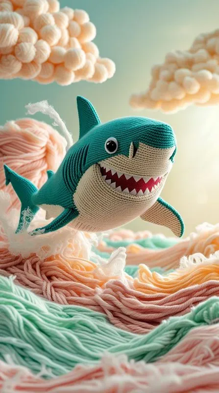 Whimsical Knitted Fantasy Scenes