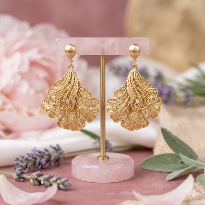 Petal Wire Earrings