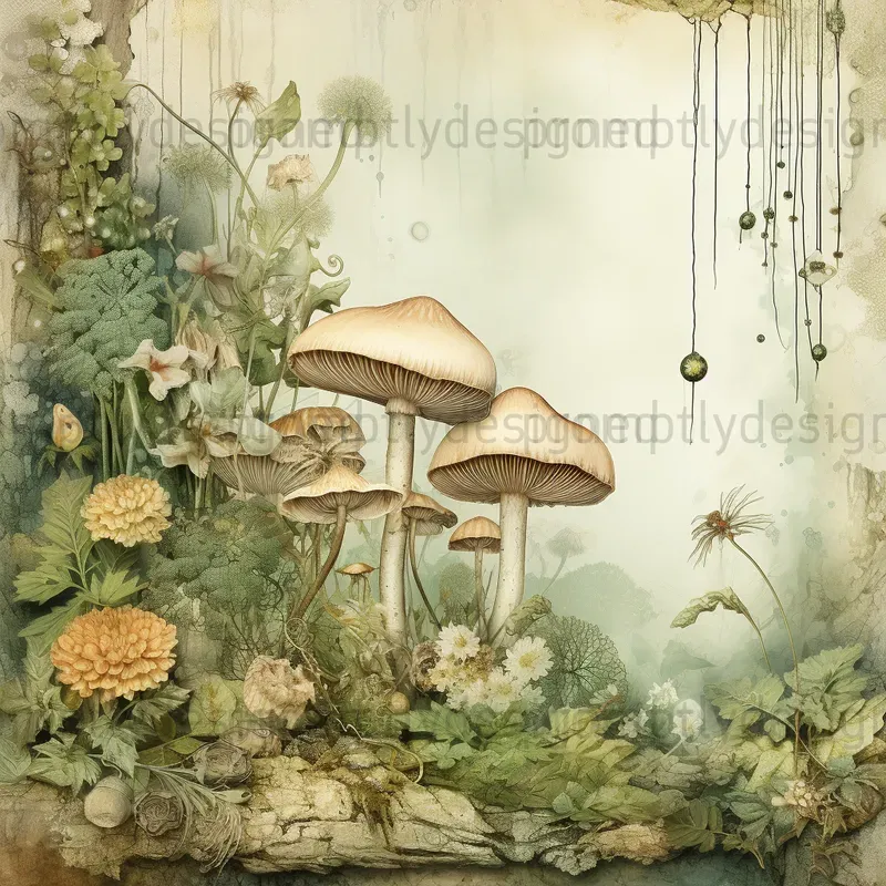 Fairycore Watercolor Backgrounds