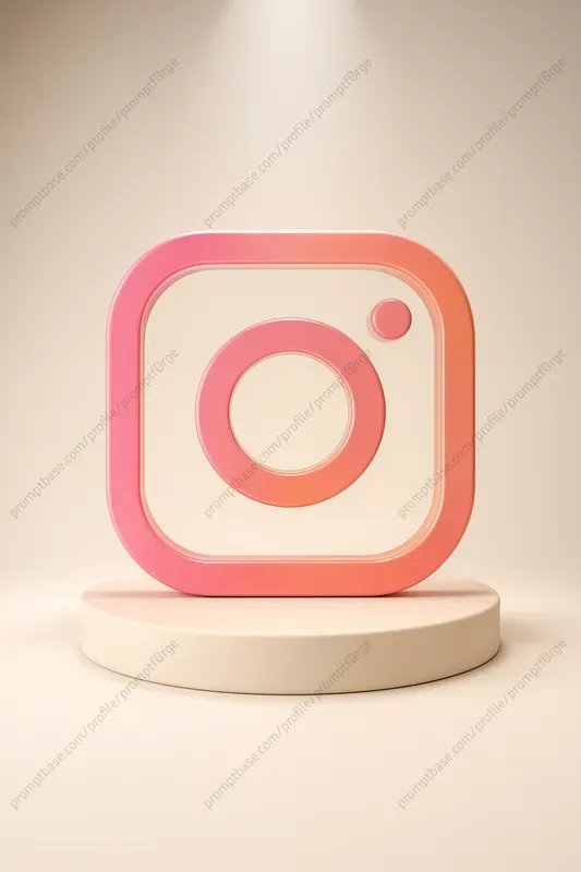 3D Pastel Logos On Podiums
