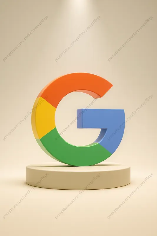 3D Pastel Logos On Podiums