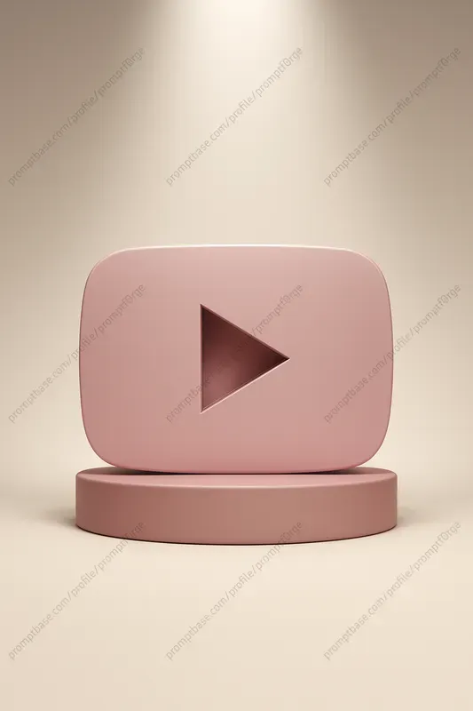3D Pastel Logos On Podiums