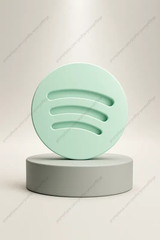 3D Pastel Logos On Podiums