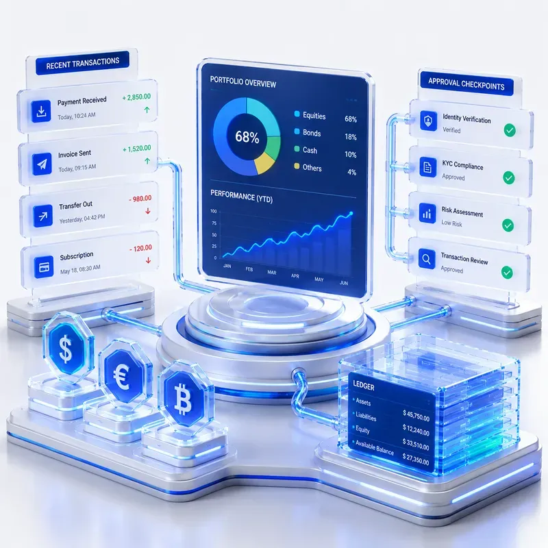 Premium 3D Digital Workflow Visuals