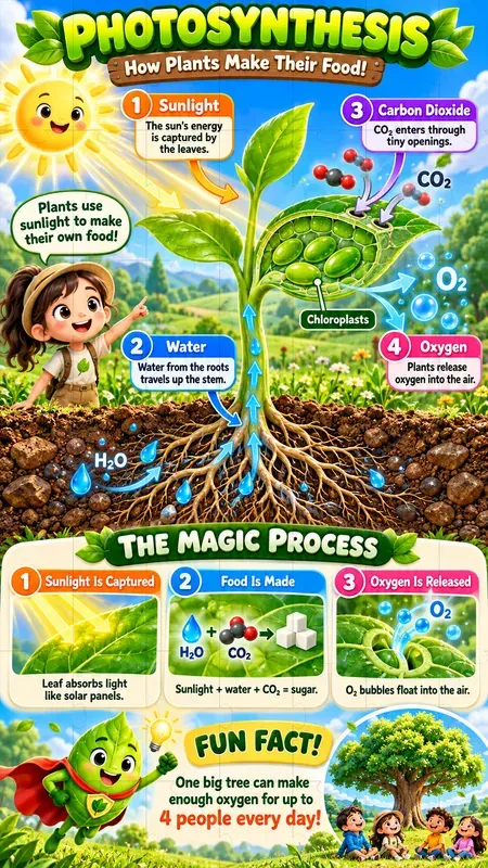 Kids Science Infographic Vibrant Posters