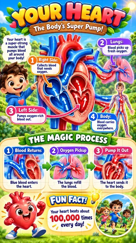 Kids Science Infographic Vibrant Posters