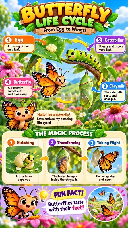 Kids Science Infographic Vibrant Posters