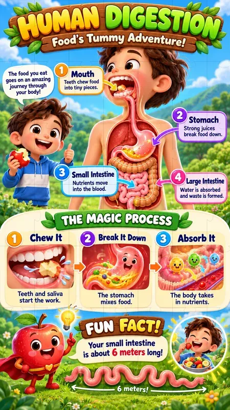 Kids Science Infographic Vibrant Posters