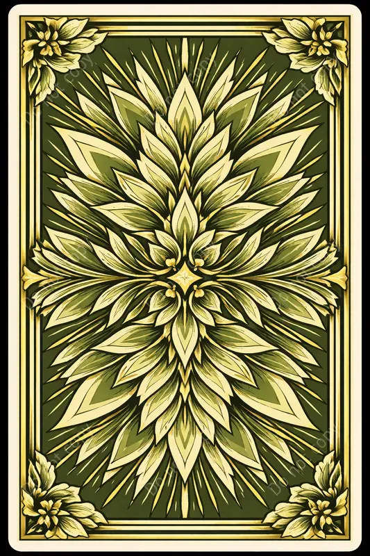 Art Deco Playing Card Back Designs