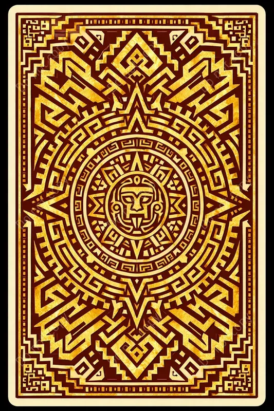 Art Deco Playing Card Back Designs