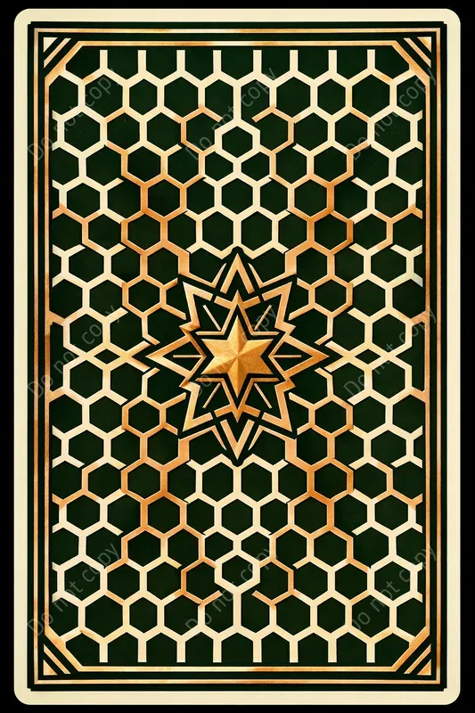 Art Deco Playing Card Back Designs