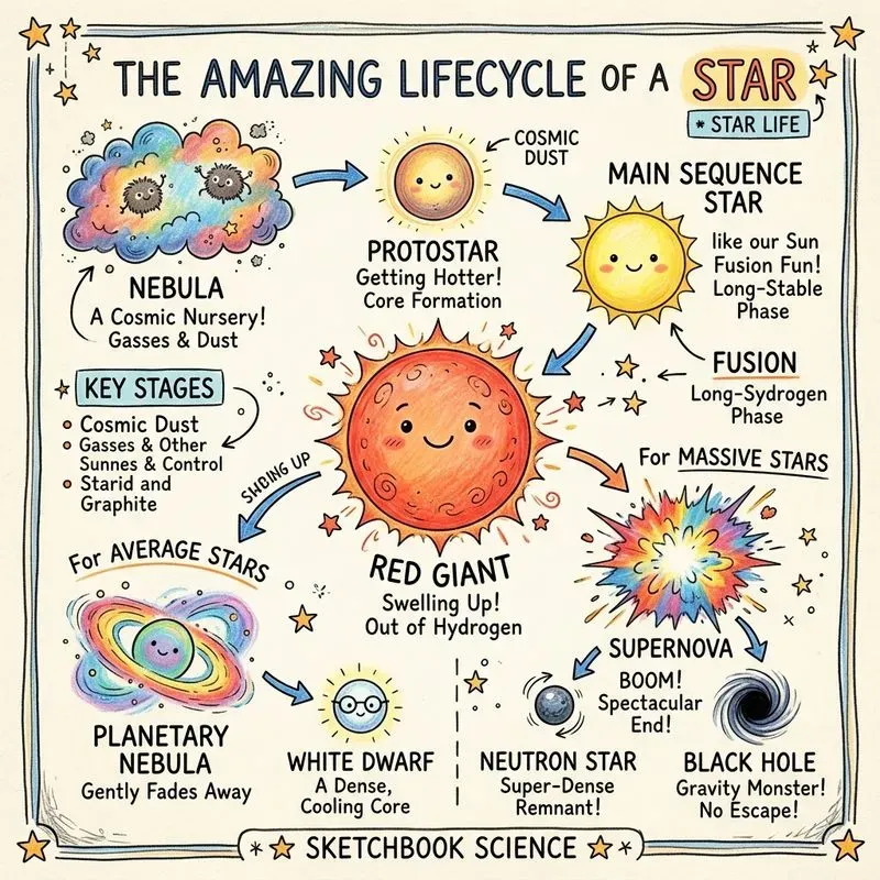 Whimsical Handdrawn Infographics