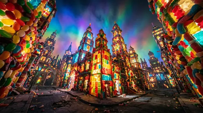 Megalophobia Low Angle Surreal Cityscapes