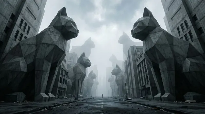 Megalophobia Low Angle Surreal Cityscapes