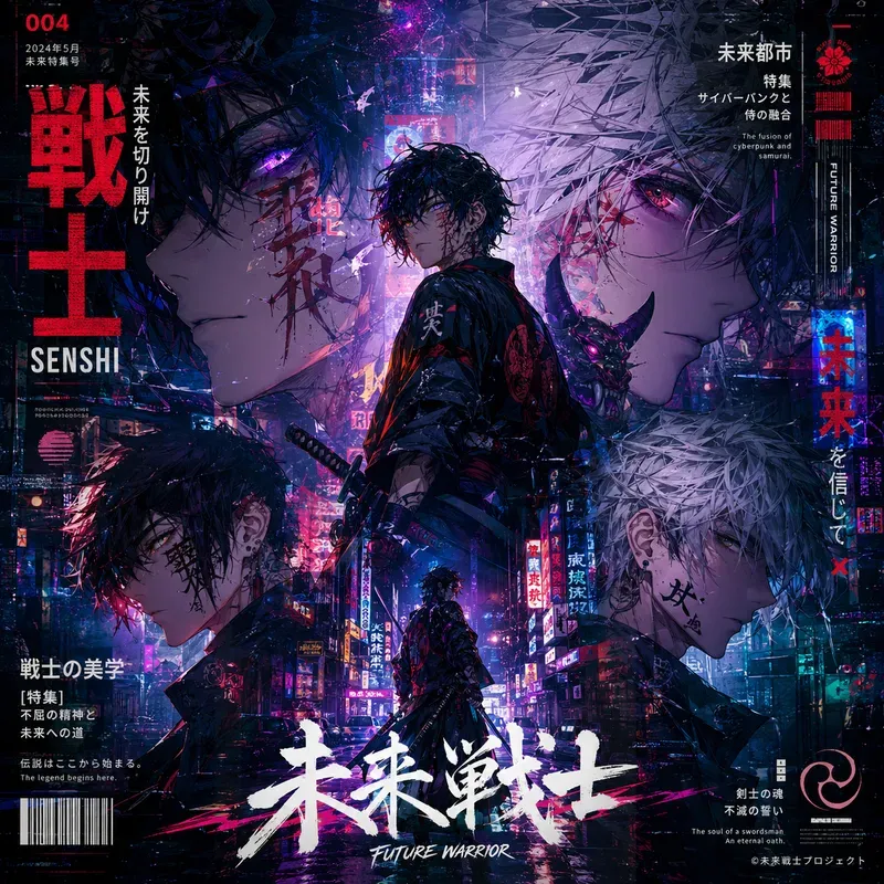 Urban Anime Character Poster Collections