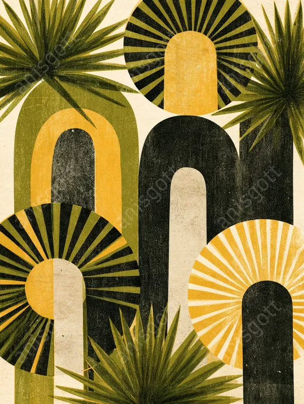 Modern Retro Risograph Collage Prints
