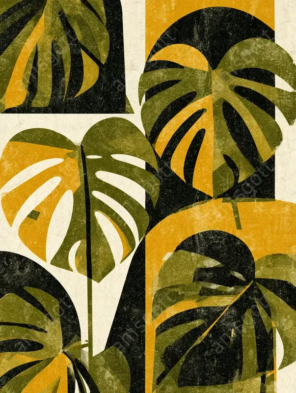 Modern Retro Risograph Collage Prints