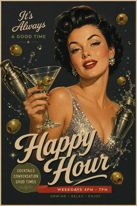 Vintage 1950s Advertising Posters