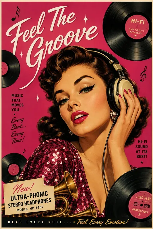 Vintage 1950s Advertising Posters