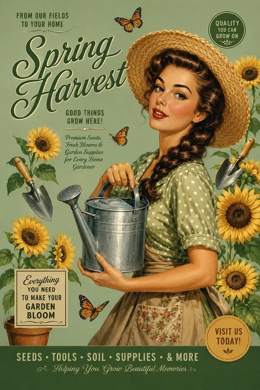 Vintage 1950s Advertising Posters