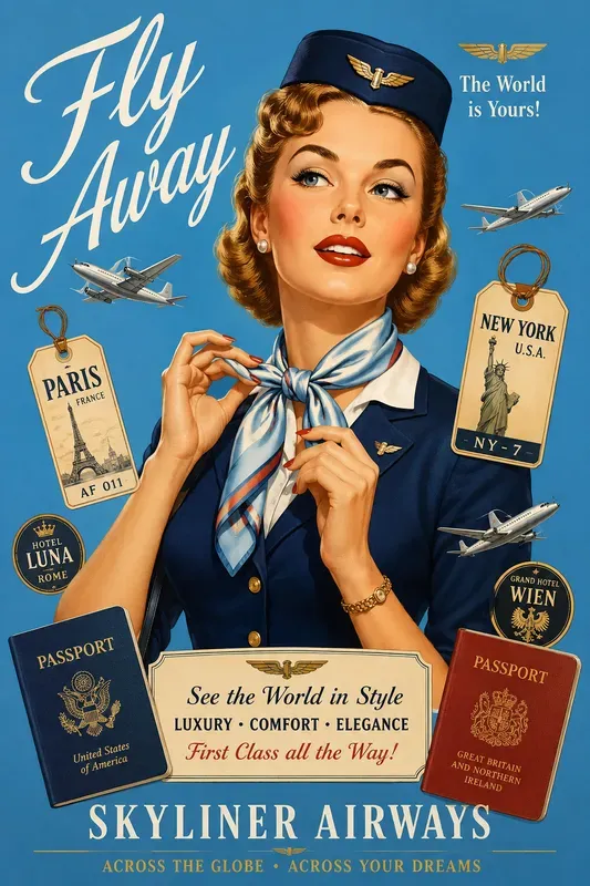 Vintage 1950s Advertising Posters