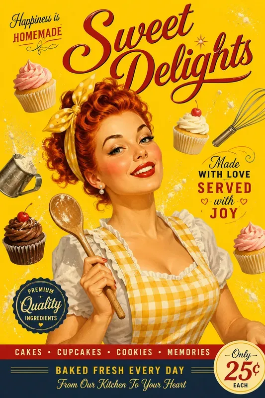 Vintage 1950s Advertising Posters