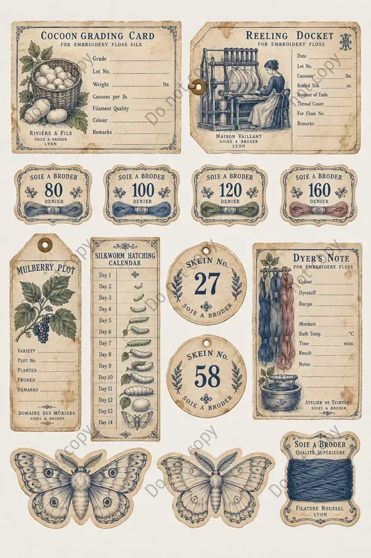 Silk Farm Sericulture Ephemera