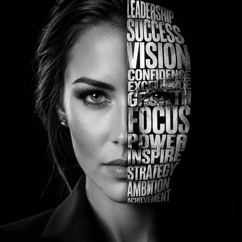 Human Split Typography Portrait Packs