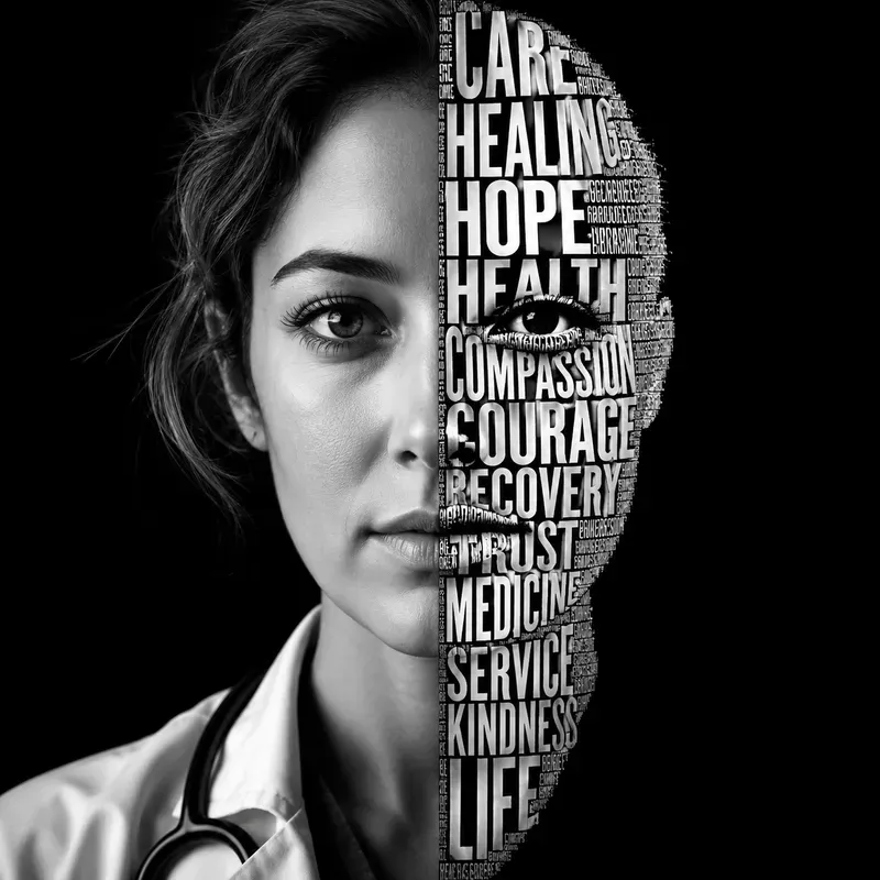 Human Split Typography Portrait Packs
