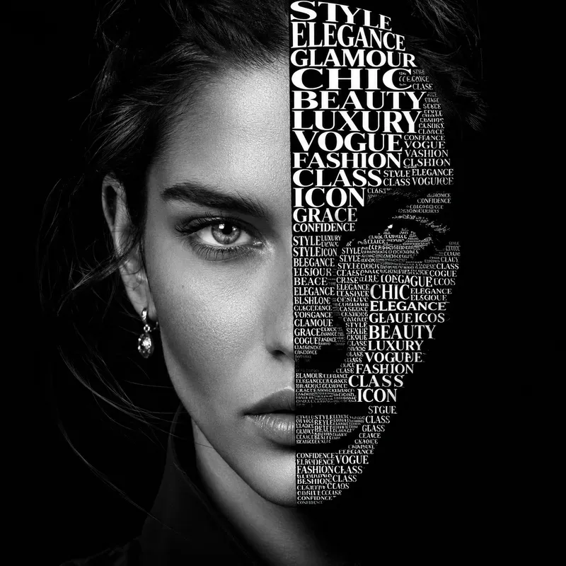 Human Split Typography Portrait Packs