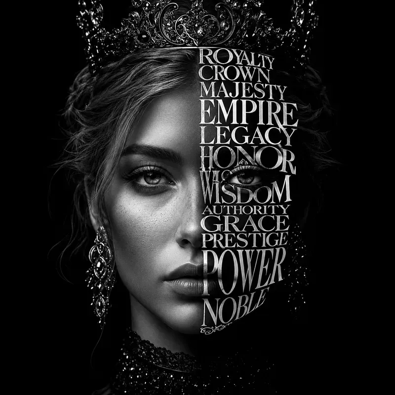Human Split Typography Portrait Packs