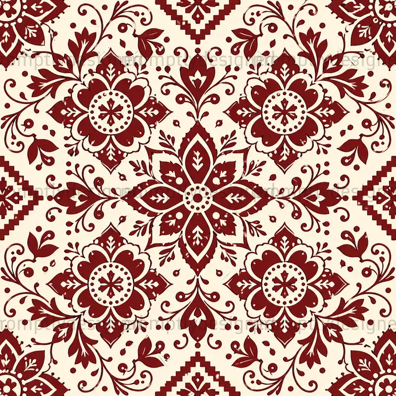 Slavic Folk Seamless Patterns