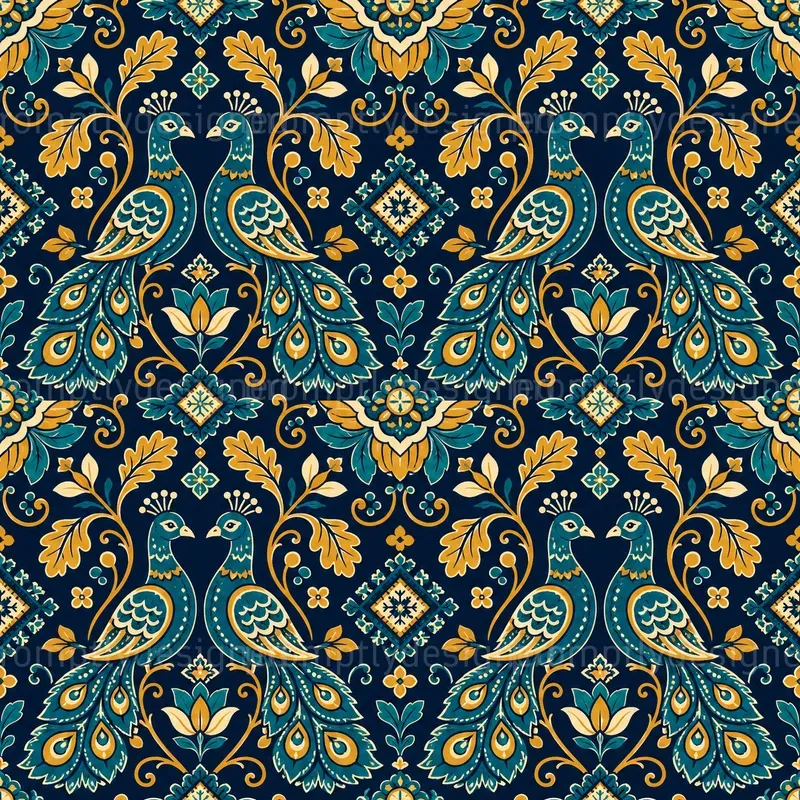 Slavic Folk Seamless Patterns
