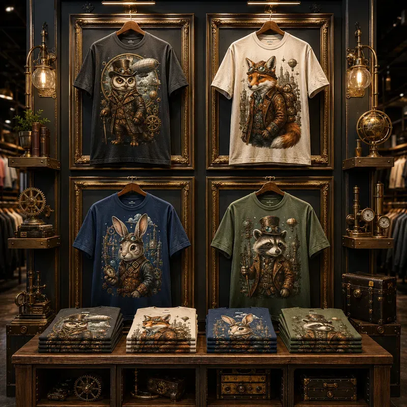 Premium Tshirt Mockup Showcases