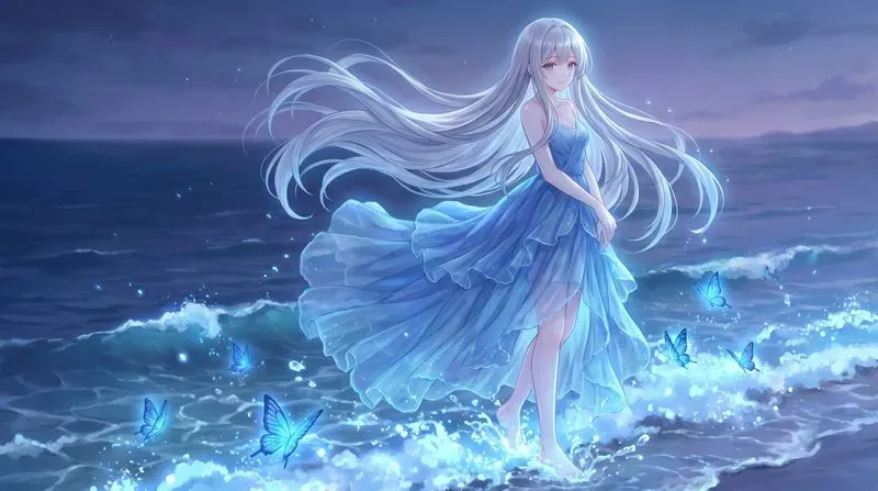 Ethereal Anime Splash Art