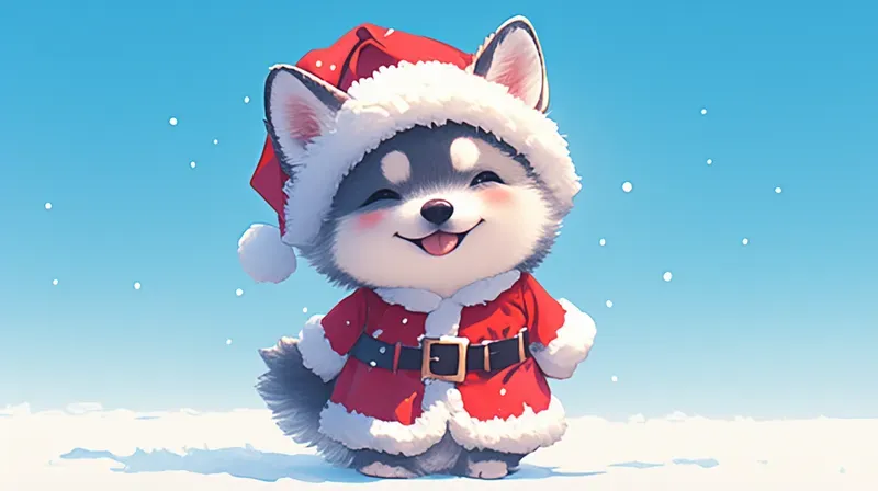 Cute Santa Animals Generator