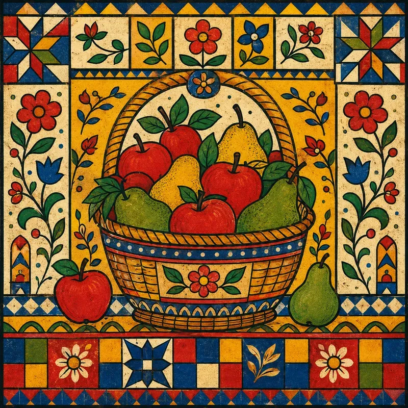 Folk Art Home Decor Poster Collections