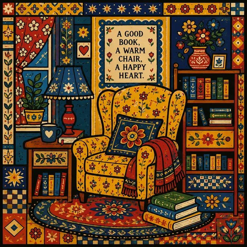 Folk Art Home Decor Poster Collections