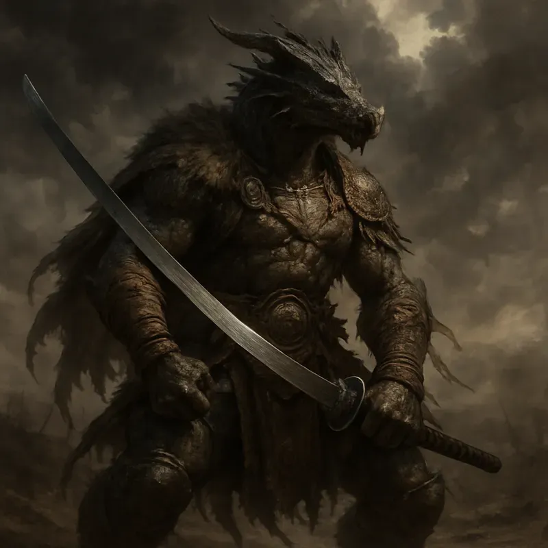 Dark Fantasy Barbarian Animal Characters