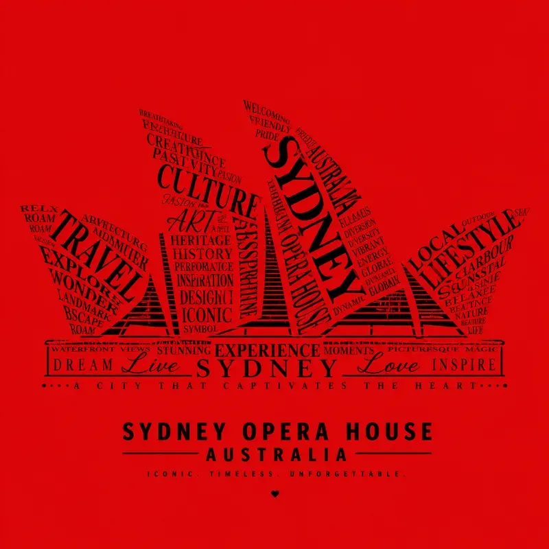 Global Landmark Typography Posters