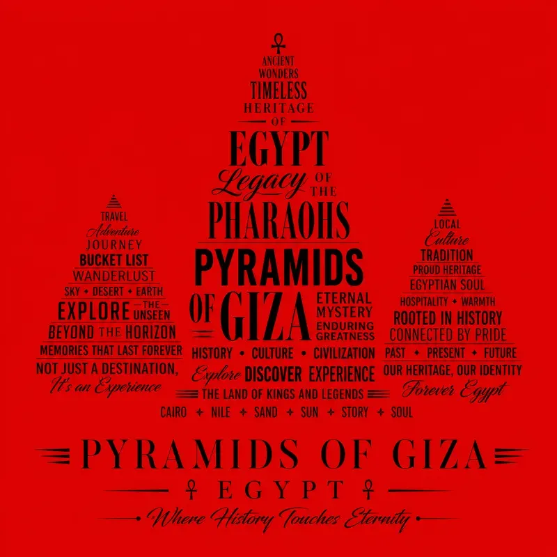 Global Landmark Typography Posters