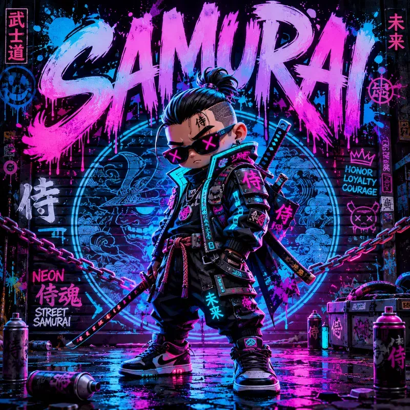 Urban Graffiti Mascot Character Creators