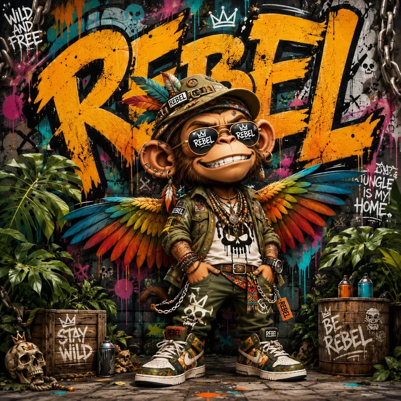 Urban Graffiti Mascot Character Creators
