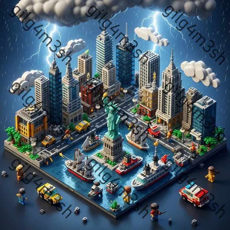 Custom Realistic World Lego Scenes