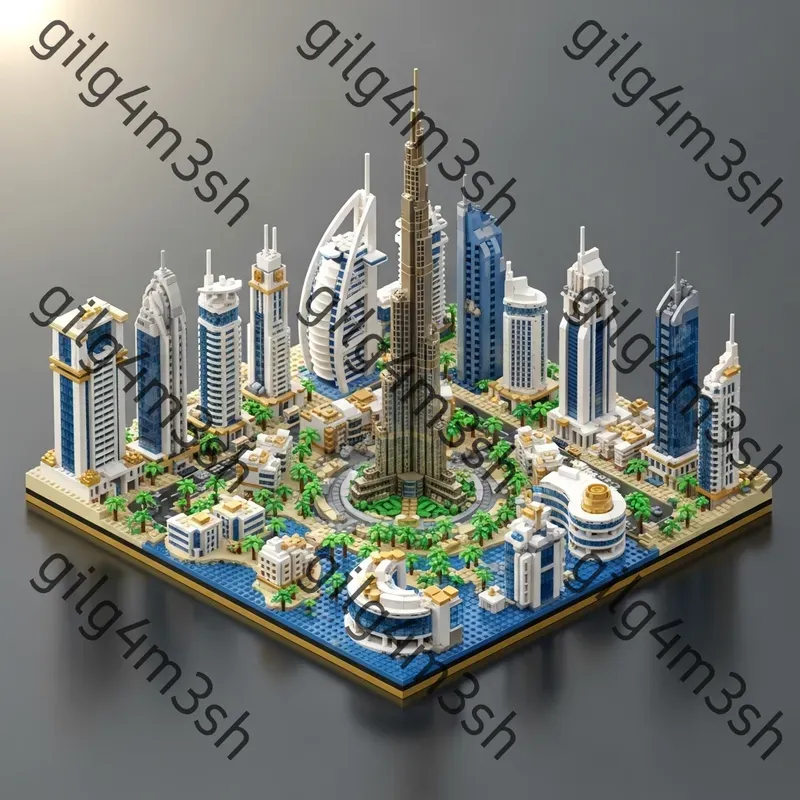 Custom Realistic World Lego Scenes