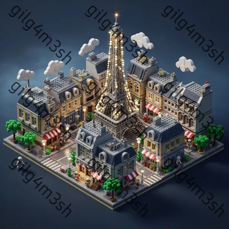 Custom Realistic World Lego Scenes