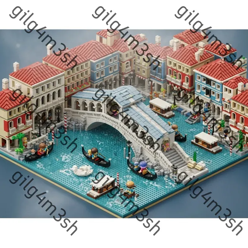 Custom Realistic World Lego Scenes