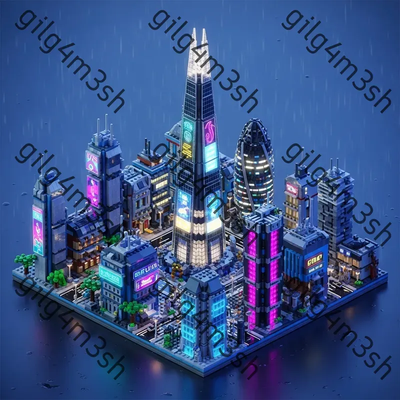 Custom Realistic World Lego Scenes