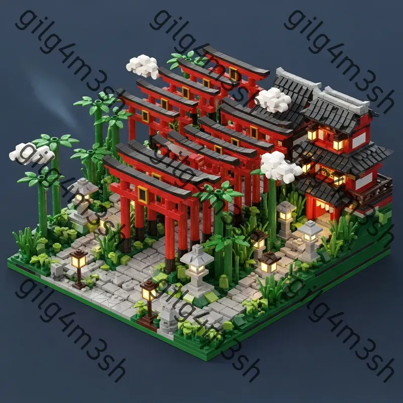 Custom Realistic World Lego Scenes