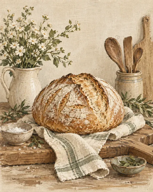 Cottagecore Kitchen Wall Art Print Sets